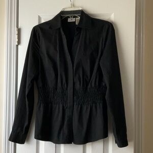 Women's Black dress shirt